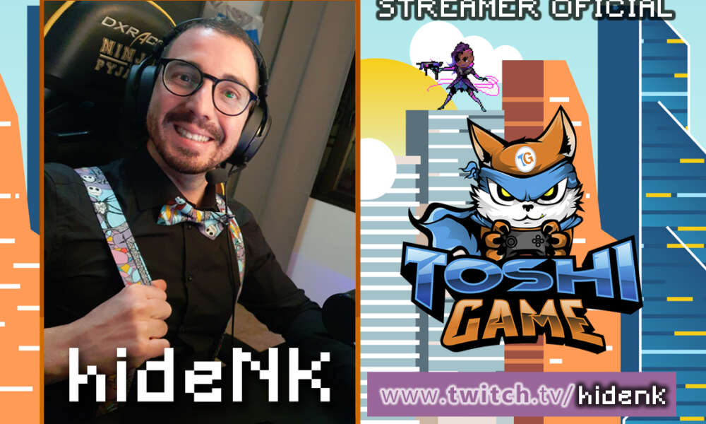 hideNK, streamer oficial de Toshigame en Twitch
