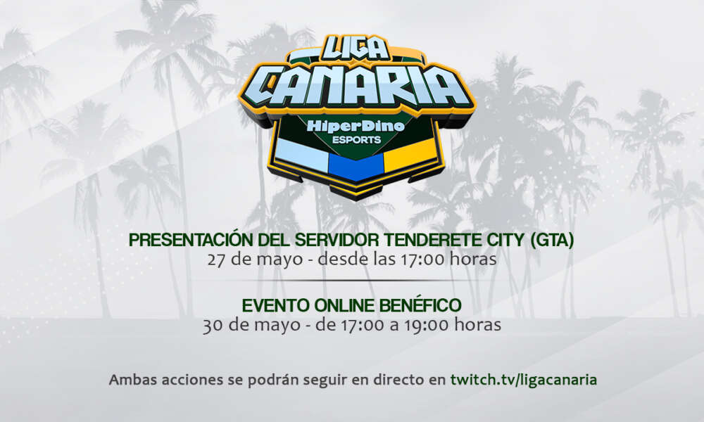 La Liga Canaria de Esports HiperDino celebra el Día de Canarias con un evento online benéfico